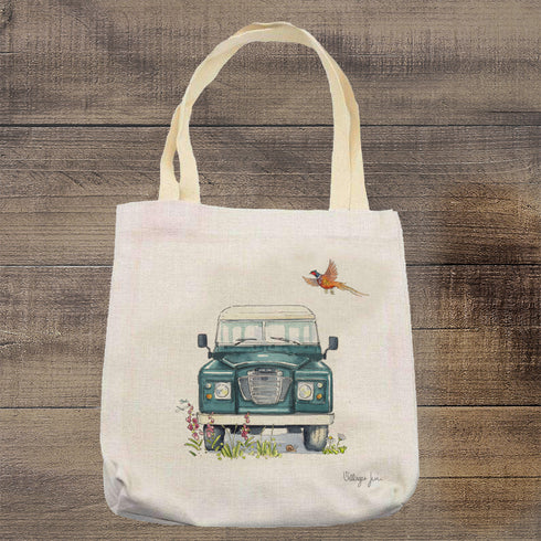Landy Marine Blue Tote Bag